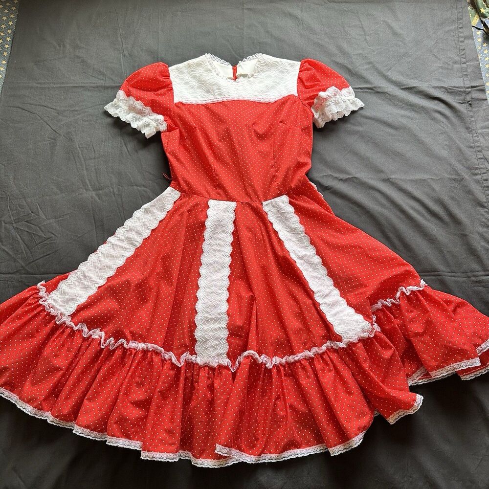 Vintage Partners Please Malco Modes Full Circle Square dance Dress. Size 14. USA